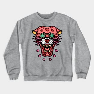 pinky love panther Crewneck Sweatshirt